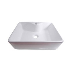 LAVABO BCO CON ORIFICIO PARA MONOMANDO