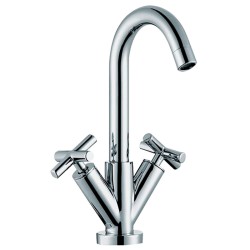 SPAZIO MONOBLOCK LAVABO CROMO OFF
