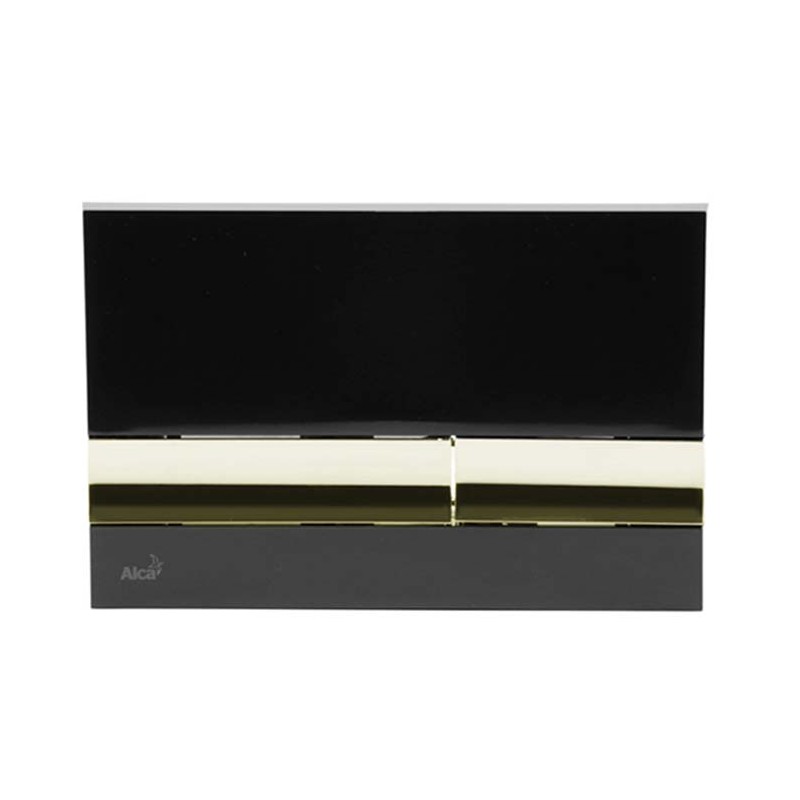 PULSADOR NEGRO/DORADO  247X165X160 MM