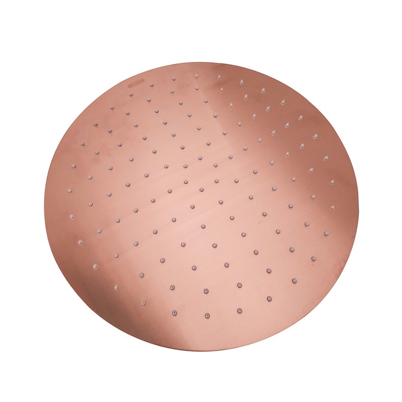 REGADERA DE LLUVIA REDONDA ROSE GOLD