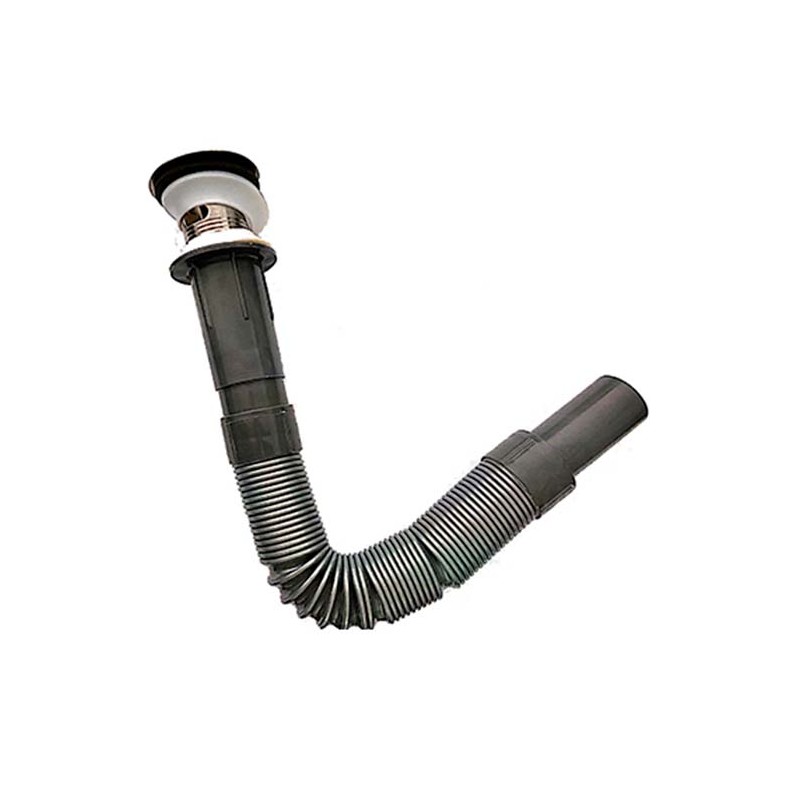 CESPOL FLEXIBLE PARA LAVABO NICKEL BRUSH