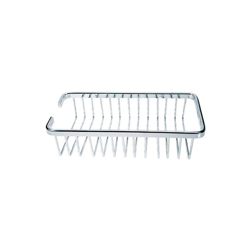 B27 JABONERA REJILLA RECTANGULAR CROMO