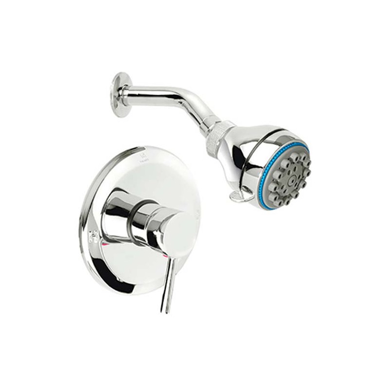 CONJUNTO REGADERA EMPOTRAR CROMO