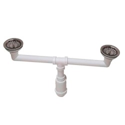 CESPOL TARJA DOBLE C/CONTRA ACERO INOX