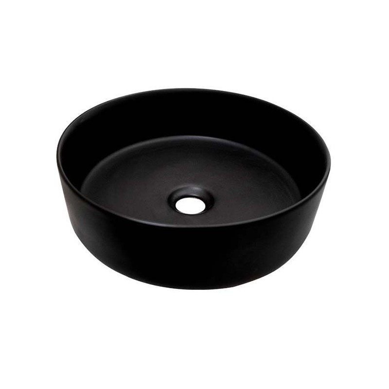 LAVABO CERAMICO  NEGRO MATE 355 X 120MM